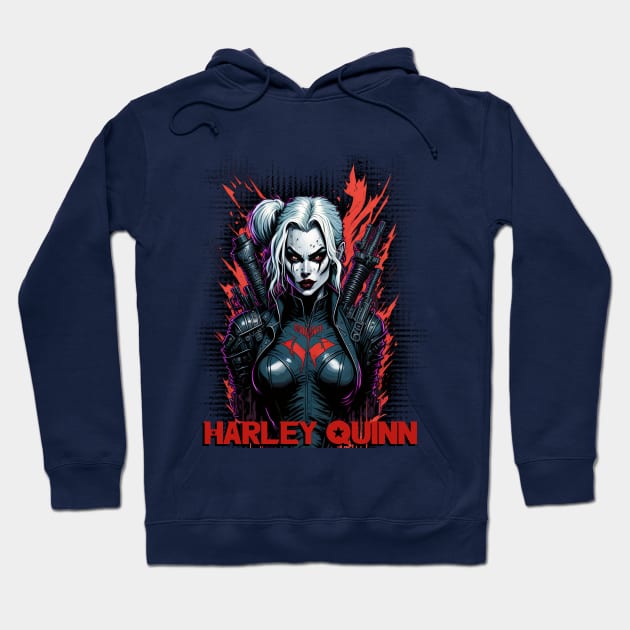 Harley Quinn III Hoodie by Pictozoic